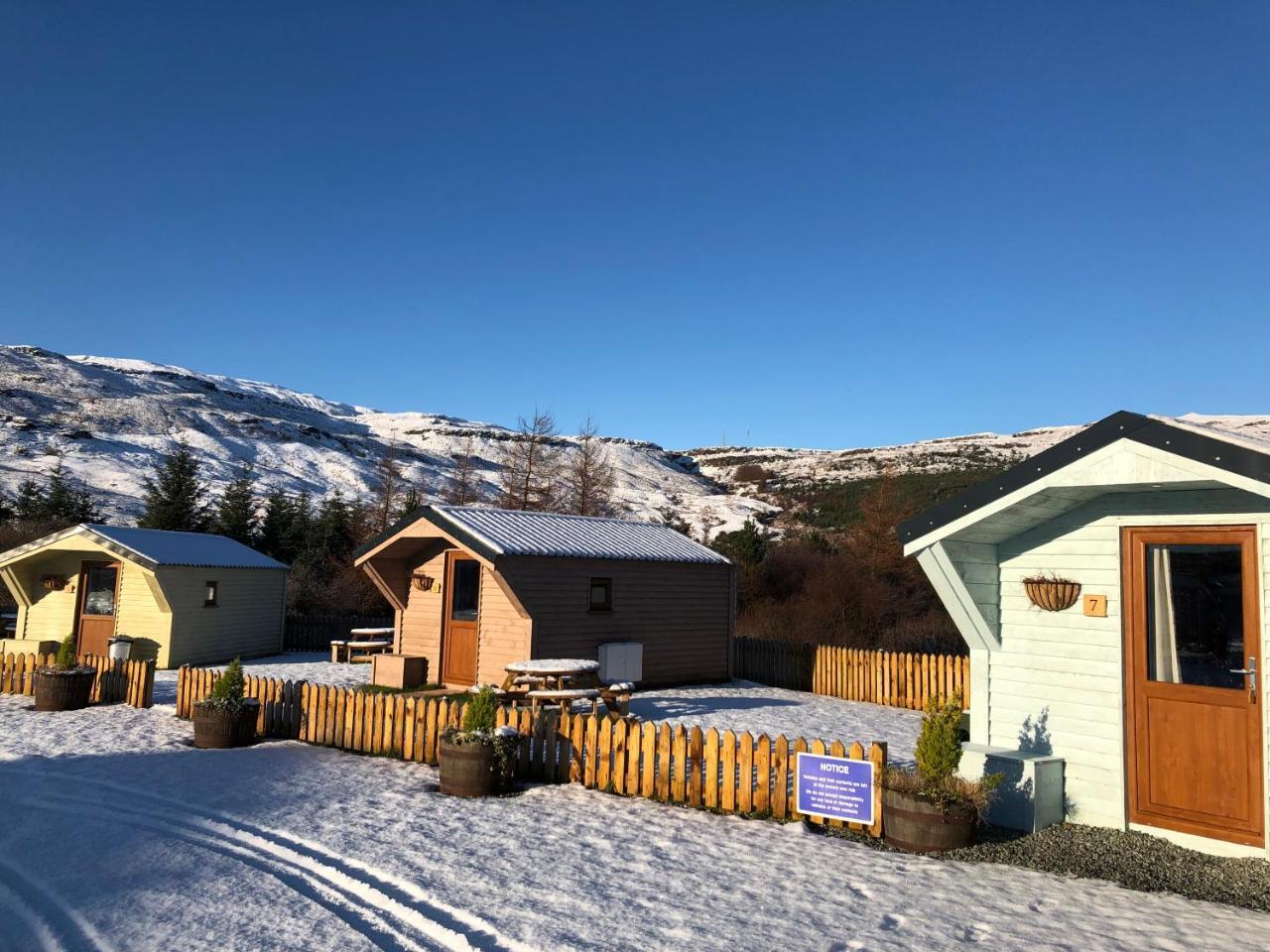 Isle Of Skye Camping Pods Exteriör bild